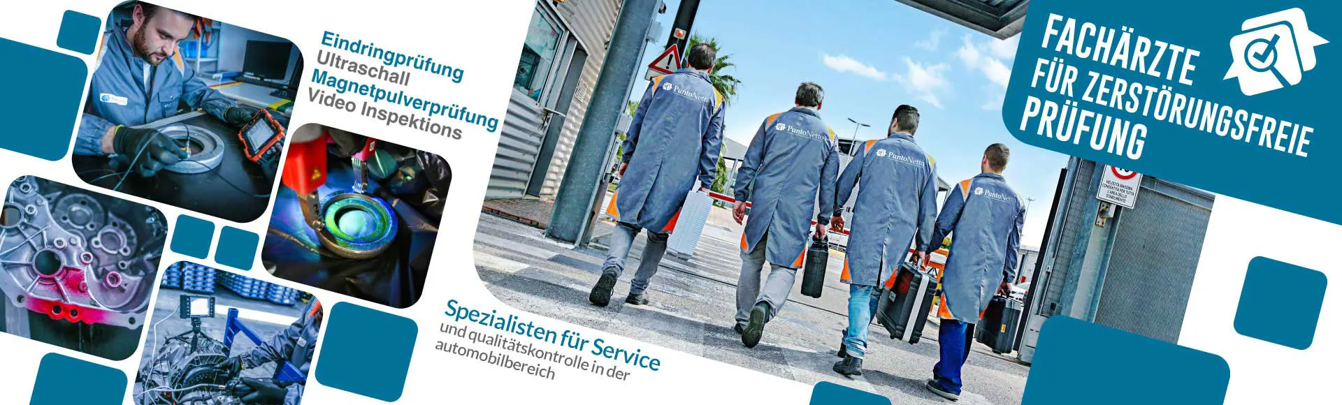 Punto Netto services provider Zerstörungsfreie Prüfung